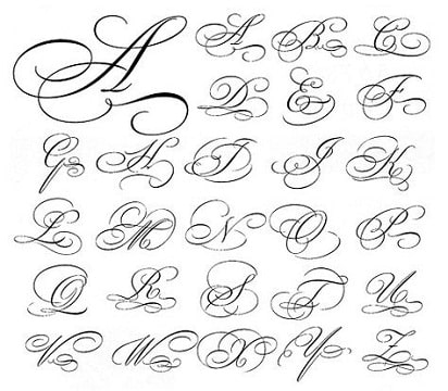 letras para tatuajes cursiva español