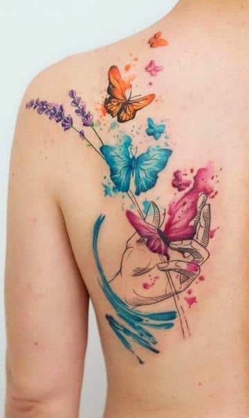 tatuajes de mariposas significado colores