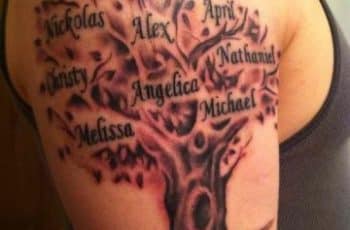 2 conceptos profundos en tatuajes de arboles con nombres