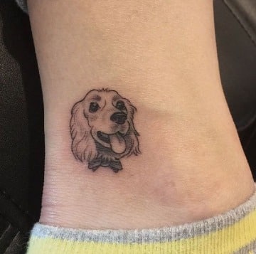 fotos de tatuajes de perros cocker