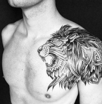 fotos de tatuajes para hombres en el hombro
