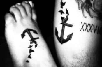 Algunos originales tatuajes de anclas para parejas 2020