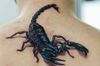 Detalles precisos en tatuajes de escorpiones en 3d