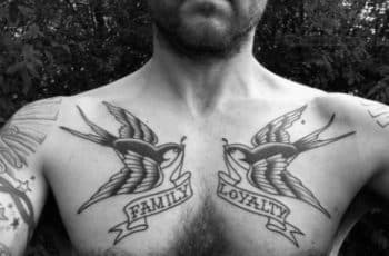 Tatuajes de golondrinas para hombres cada 5000 millas
