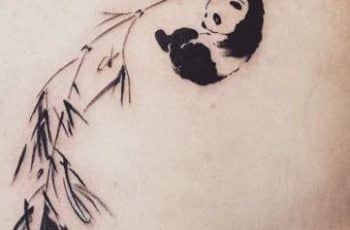 2 conceptos de tatuajes de osos panda originales