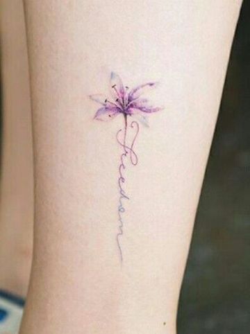 tatuajes de flores con frases sutil