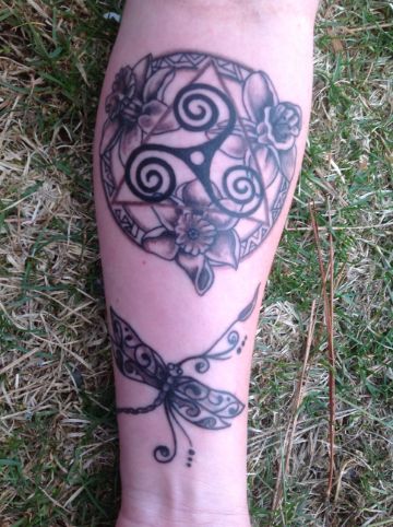 tatuajes mandalas celtas triqueta
