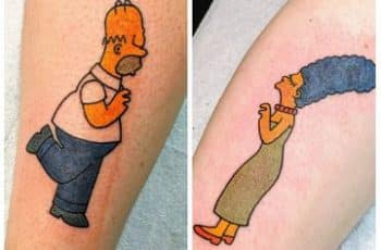 Metaforicos tatuajes para parejas de los simpson 2 zonas