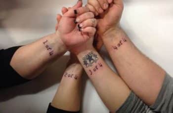 Ideas para tatuajes de familia de 4 integrantes