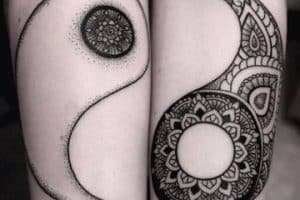 tatuajes de yin yang para parejas
