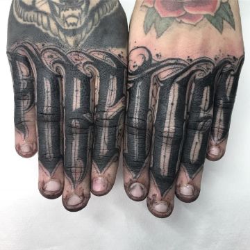 letras goticas para tatuajes en manos