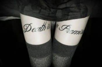5 ideas para tatuajes de letras en la pierna y brazo