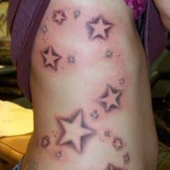 3 trucos para los tatuajes de estrellas con sombra