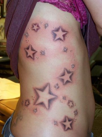 3 trucos para los tatuajes de estrellas con sombra