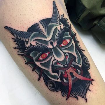 tatuajes demoniacos oscuros mascara japon