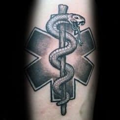 Concepto de los tatuajes de la estrella de la vida 6 puntas