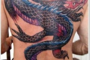 tatuajes de dragones a color sin fondo