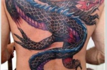 2 culturas y tatuajes de dragones a color asombrosos
