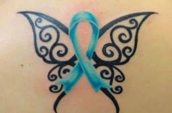 Bonitos tatuajes de mariposas para mujer en 2 zonas