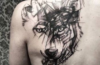 Geniales tatuajes de lobos en la espalda bajo 3 conceptos