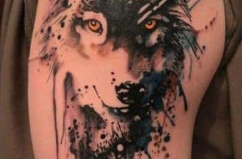 4 texturas para tatuajes de lobos solitarios en brazo