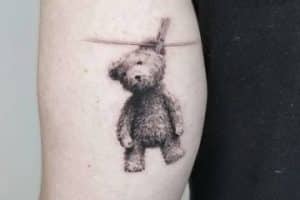 tatuajes de osos de peluche realistas