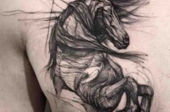 2 significados en tatuajes de caballos salvajes geniales