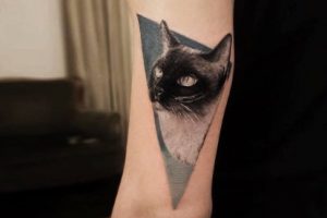 tatuajes de gatos siameses retratos