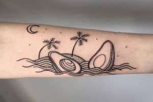 tatuajes inspirados en el aguacate conceptos