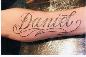 tatuajes con el nombre daniel ornamentos
