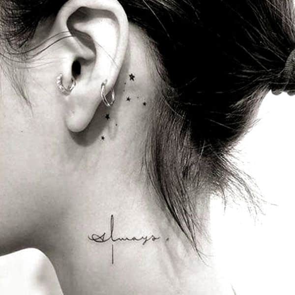 tatuajes minimalistas para mujer palabras