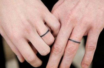 4 diseños de tatuajes de anillos en pareja de compromiso