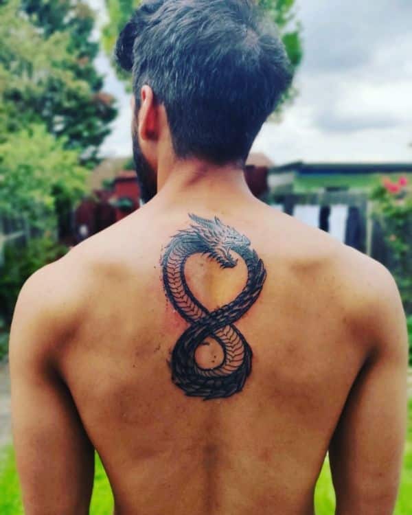 significado de tatuaje de serpiente uroboros