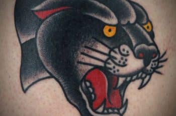 Clásicos tatuajes de panteras para hombres en 3 zonas