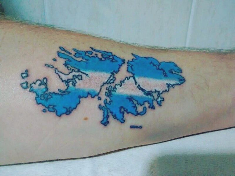 tatuajes bandera argentina patrioticos