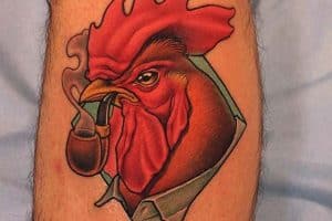 tatuajes de gallos en el brazo conceptos