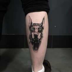 2021 en tatuajes de perros en el brazo diferente estilos