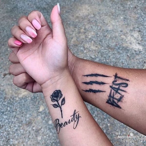 tatuajes de rosas para parejas conceptos bajo tematicas