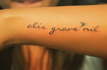 Algunas frases en latín para tatuajes en 2 zonas visibles