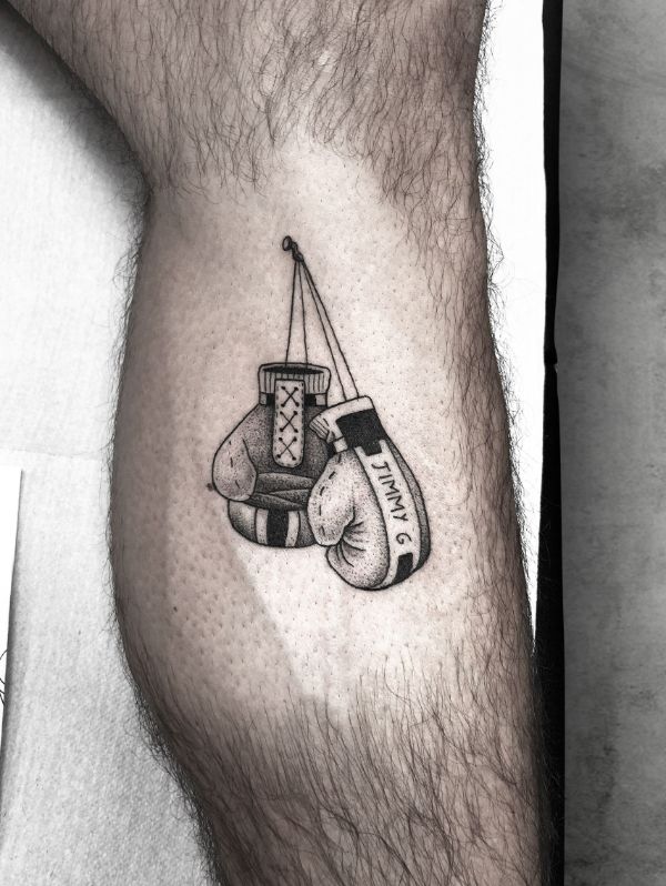 tatuajes de boxeo en el brazo guantes personalizados
