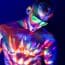 3 originales pinturas corporales neon para performances
