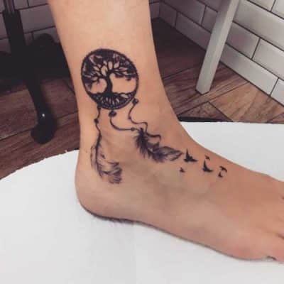 tatuajes atrapasueños para mujeres conceptos