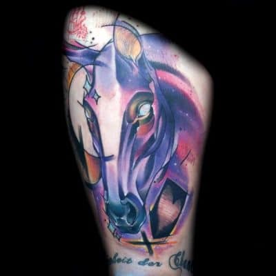 tatuajes de caballos para hombres misticos