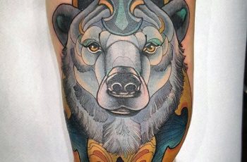 Tatuajes de osos en el brazo espirituales a 3 significados