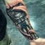 3 detalles en la técnica tatuajes brazo bionico para hombres