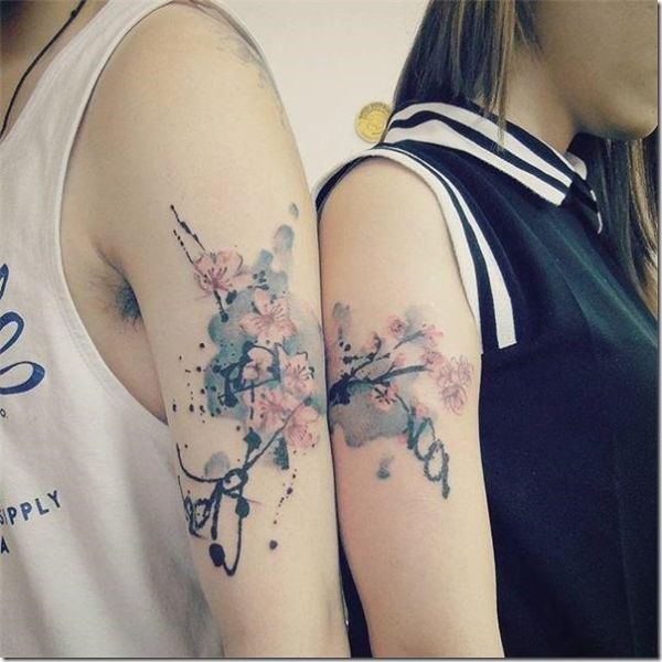 tatuajes de arboles chinos flores cerezo