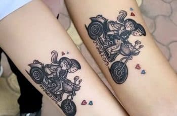Los tatuajes de moto en pareja para el amor en 2022
