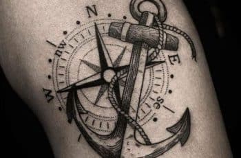 El significado del tatuaje de brujula y barco 2 diseños