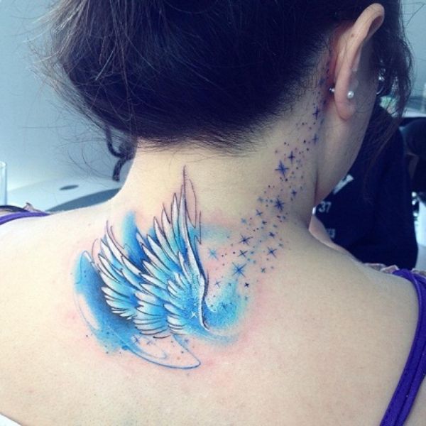 tatuajes de angeles en mujeres simbologia