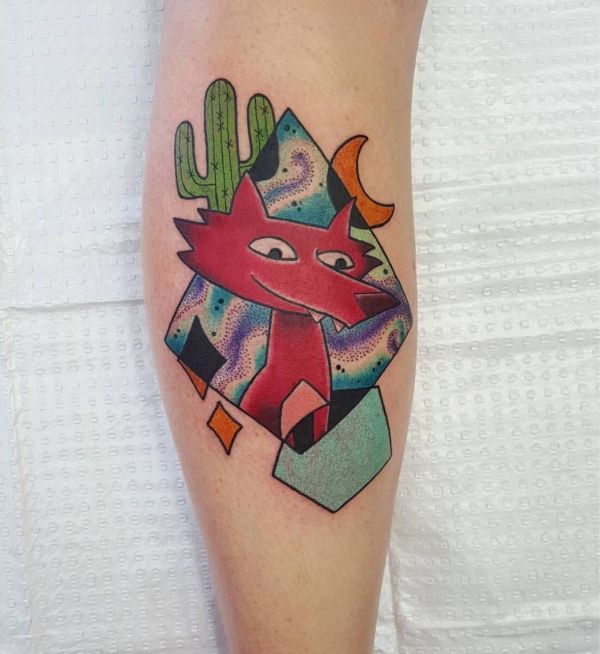 tatuajes de coyotes en el brazo referencias
